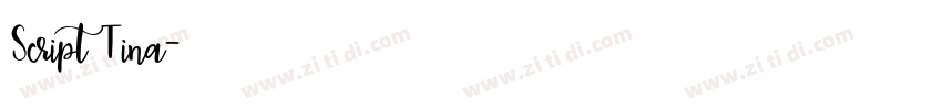 Script Tina字体转换